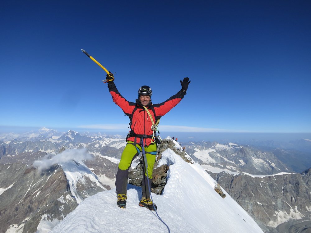 Walter am Matterhorngipfel