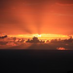 Sonnuntergang auf Sao Jorge / Azoren