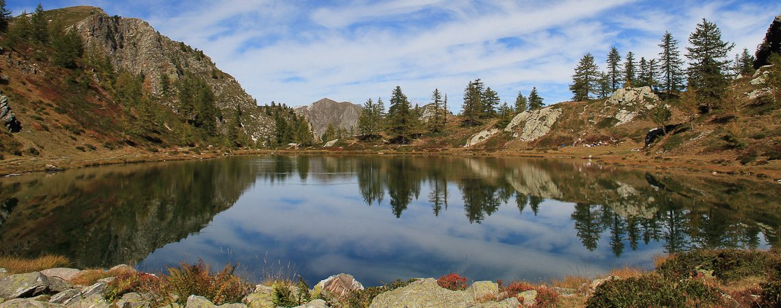 Wandern Valmaira: Herbststimmung