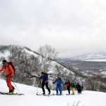 Ski-Expedition Kamtschatka: Spuren
