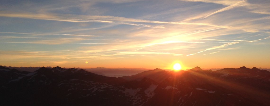 Bergerlebnis Südtirol: Sonnenaufgang Königsspitze