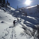 Skitour Richtung Riesler Knollen / Bergerlebnis